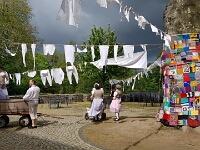 Eine wunderbarer Waschtag bildete den Abschluss der Ausstellung anlässlich des Internationalen Museumstages. Foto: Andrea Prislan